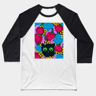 Hiding in the Flowers Baseball T-Shirt